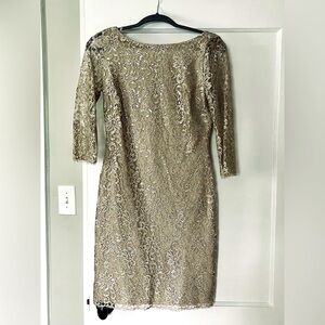 Calvin Klein Gold Dress - Worn Twice!